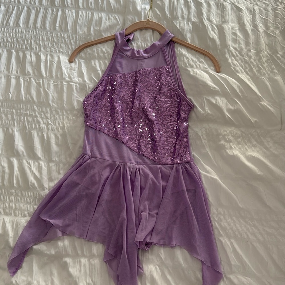 Dance lyrical costume. Lilac. So pretty and elegant. Used 1x.